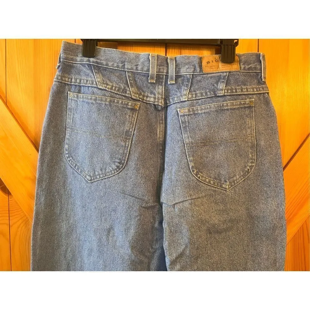VTG Denim Riders Women's 14 Med High Waist Blue Mom Jeans (1299)